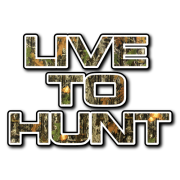 live to hunt text Decal