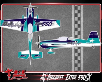 Aj Aircraft Extra 330Sx Metal Teal
