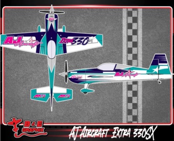 Aj Aircraft Extra 330Sx Pink Neon