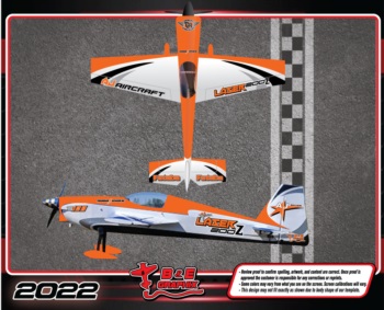 Aj Aircraft Laser Z 200 100Cc Proto