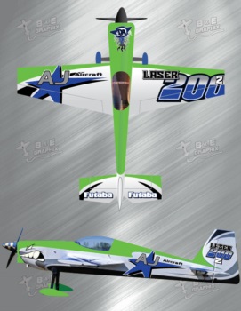 Aj Aircraft Laser Z 200 Green 1