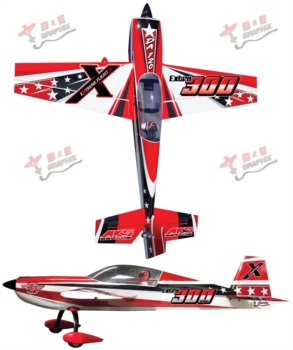 Extreme Flight Extra 300 V2 Red Black 1