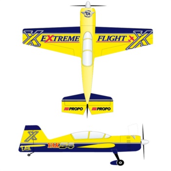 Extreme Flight Yak X Package Yellow