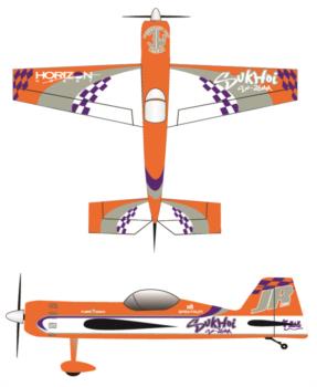 hangar 9 sukhoi orange