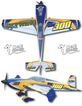 Skywing Extra 300 White Yellow