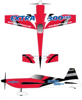 3D Hobby Shop Extra 300SR Graphic Package