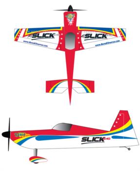 3D Hobby Shop AJSlick 540 - red2 Graphic Package