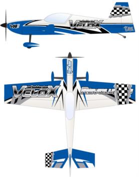 3DHS Velox Revolution blue Graphic Package