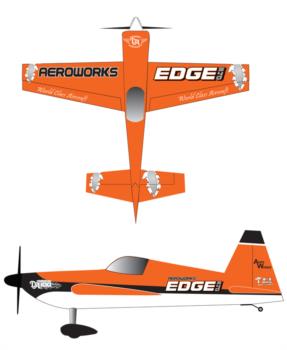 Aeroworks 100cc Edge 540 package Graphic Package 1