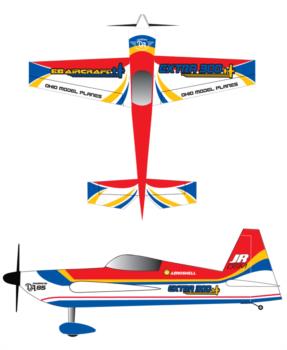 EG Aircaft Extra 300 Graphic Package