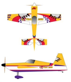 Hangar 9 35% Extra 260 Graphic Package