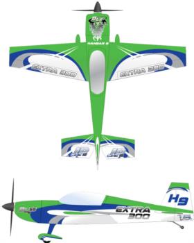 Hangar 9-Carden Extra 300 Graphic Package