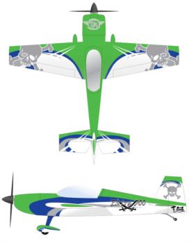 Hangar 9-Carden Extra 300 V4 Graphic Package