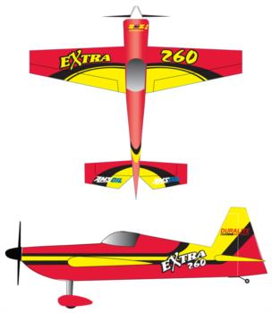 Wildhare 30% red Extra 260 Graphic Package