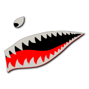 Fighter Teeth Decal