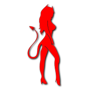 devil woman Decal