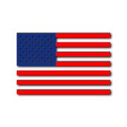USA Flag Decal