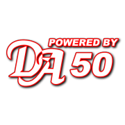 Powered By DA 50 Decal