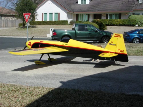 Aerotech 55% Extra 260 hyperlite kit built by Bob Sawyer