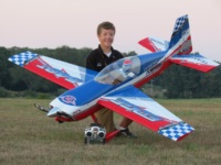 B&E Team pilot Jase Dussia with his Extreme Flight Edge 540T