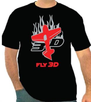 3d flame tshirt