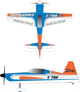 Aeroworks Extra 300 Decal Package