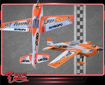 Aj Aircraft Laser 230 X7 Orange