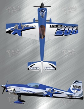 Aj Aircraft Laser Z 200 Blue 1