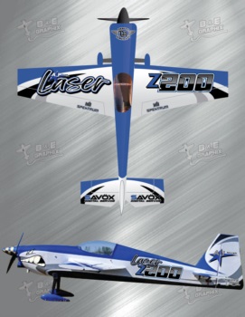 Aj Aircraft Laser Z 200 Blue 2