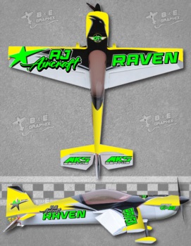 Aj Aircraft Raven Neon1 Yellow