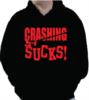 crashing sucks hoodie