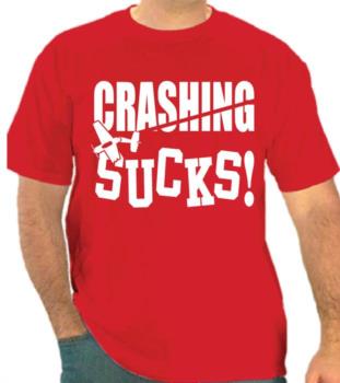 crashing sucks tee